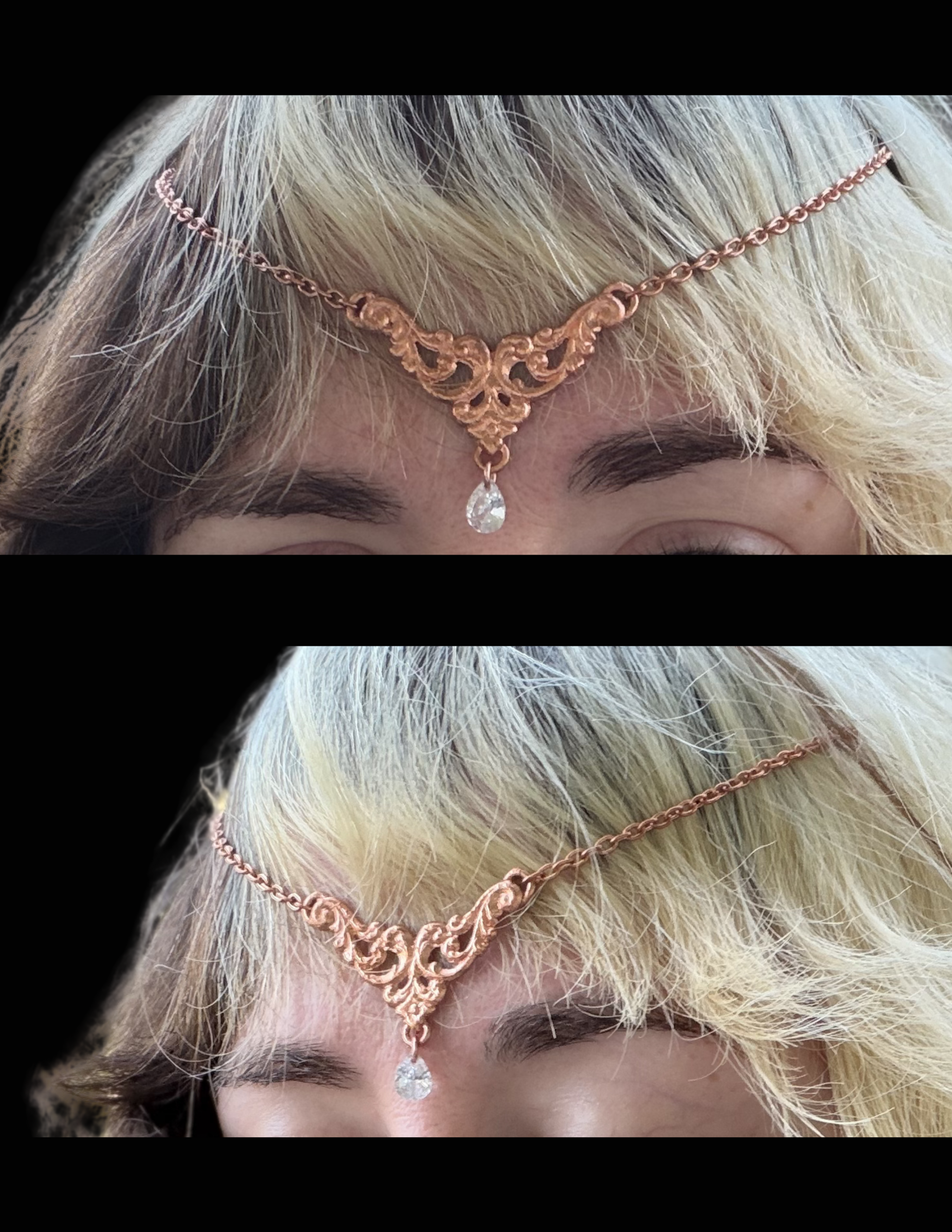 Copper Hair Crown