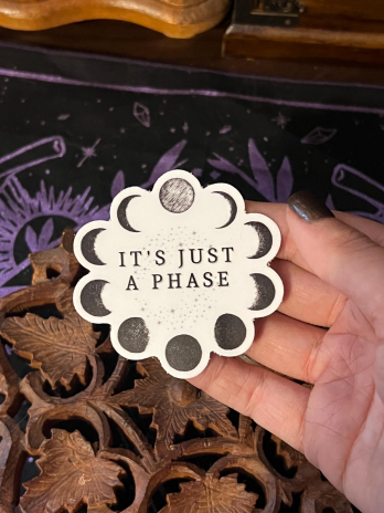 It’s Just A Phase Sticker
