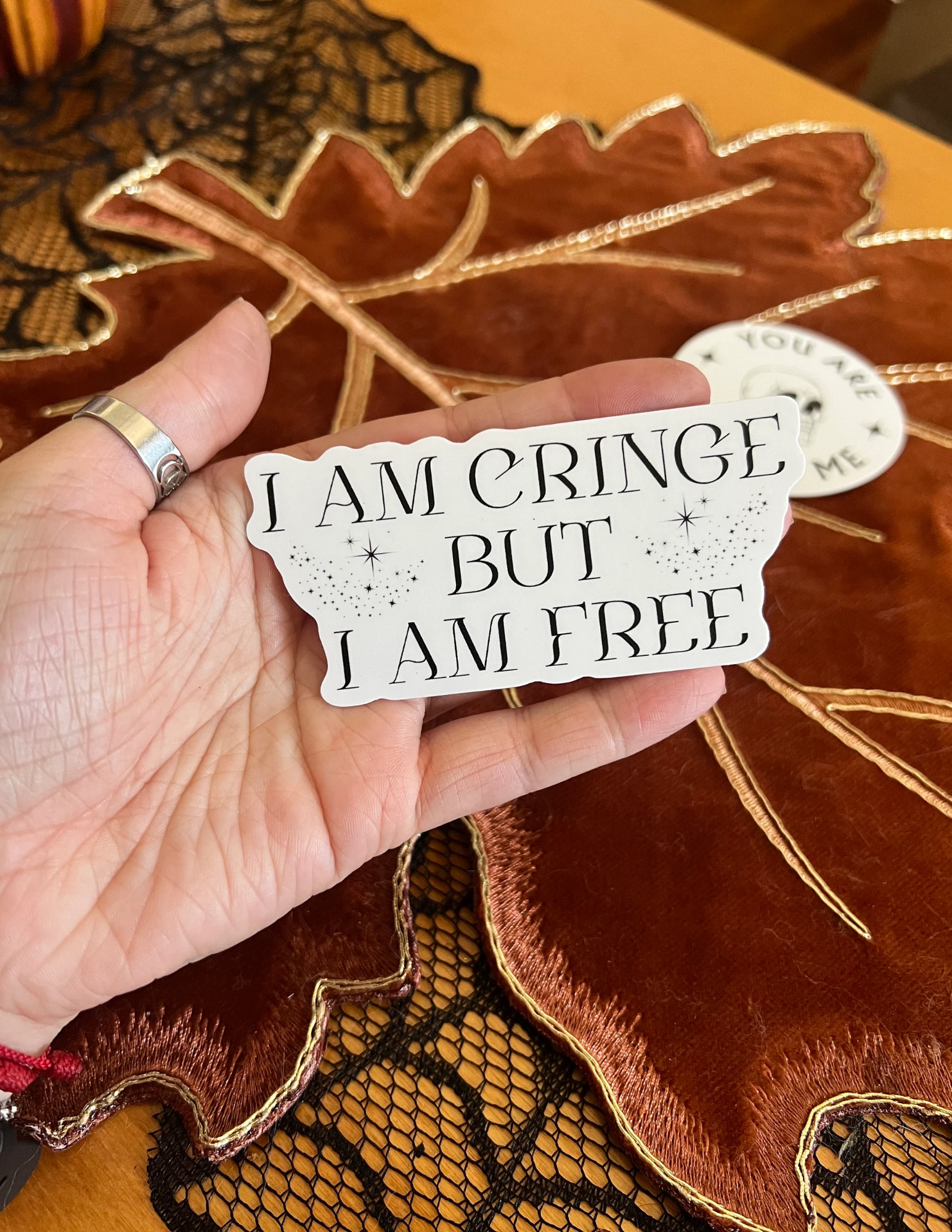 I Am Cringe But I Am Free Sticker - Image 2