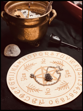 Silver Pinecone Pendulum