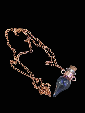 Copper Vial Necklace (Bright)