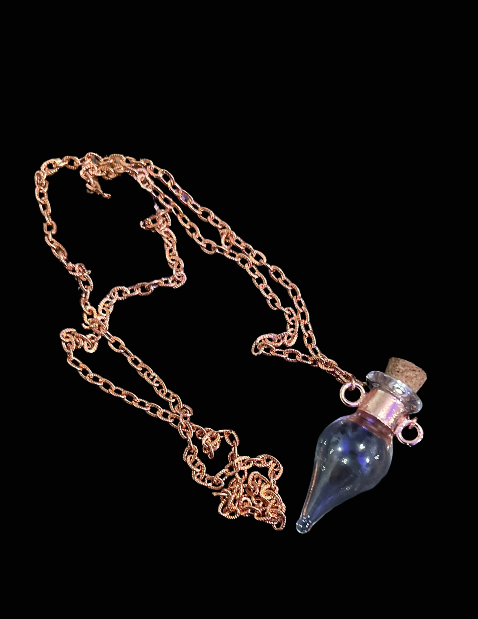 Copper Vial Necklace (Bright)