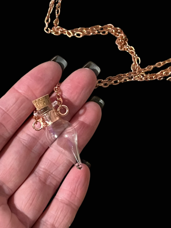 Copper Vial Necklace (Bright)
